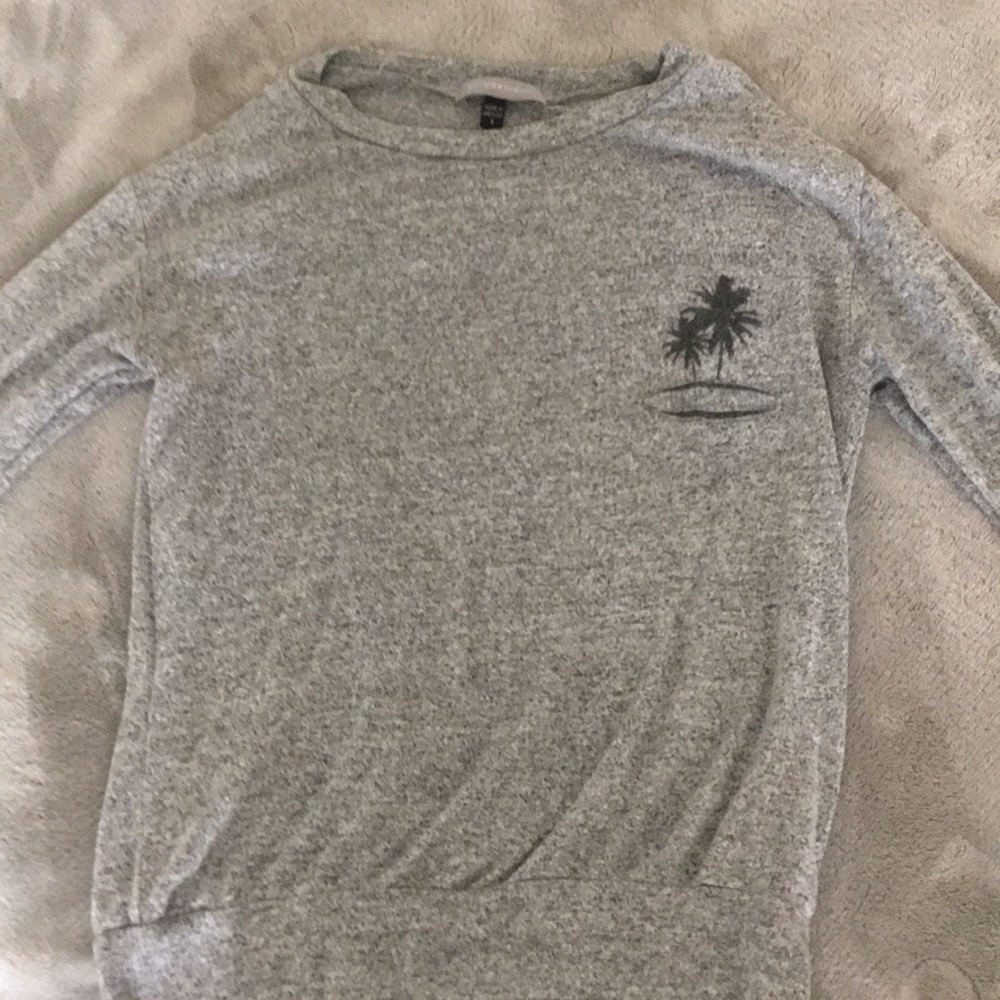 Grey Long-Sleeve Shirt ☑️